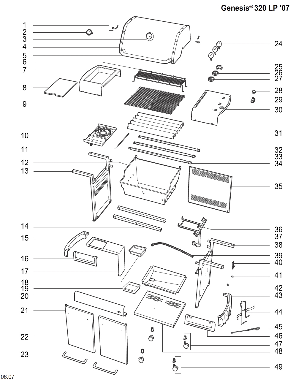 Weber 67728 Cookbox, Genesis E/S300 series
