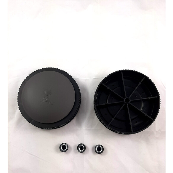Weber 69890 6" Wheels w/inserts, black - export